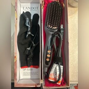 Black Hair Straightening Brush